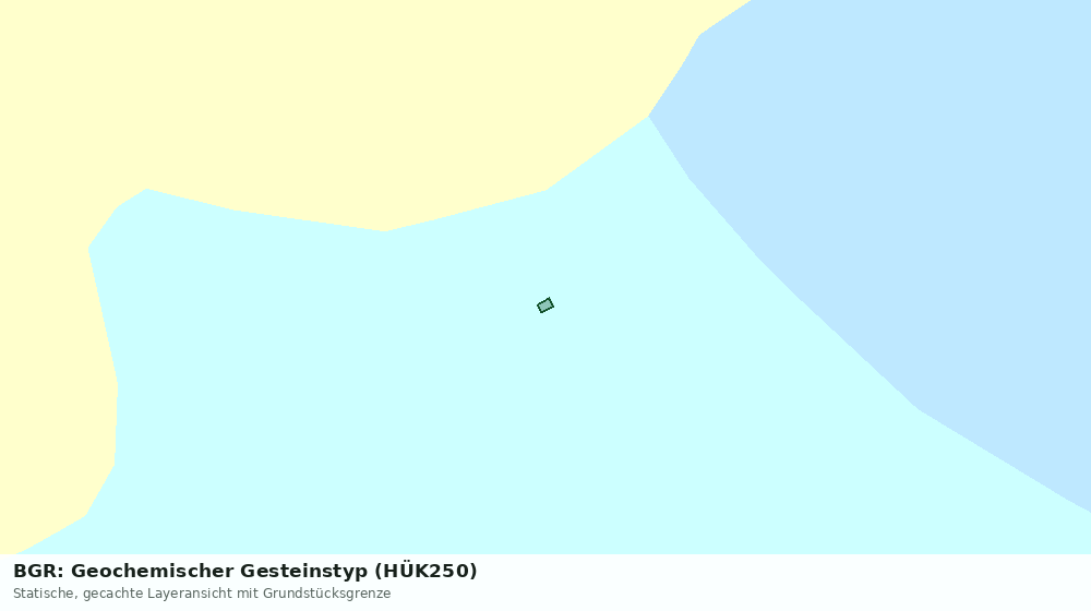 Statische Kartenansicht: BGR: Geochemischer Gesteinstyp (HÜK250)