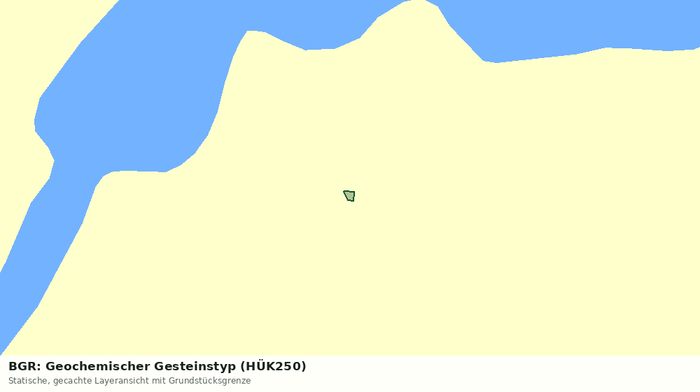 Statische Kartenansicht: BGR: Geochemischer Gesteinstyp (HÜK250)