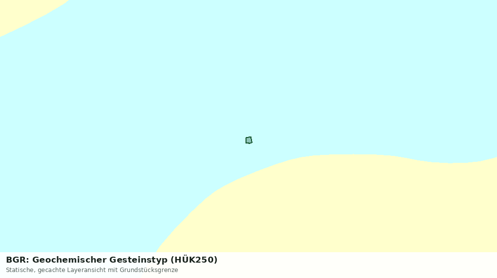 Statische Kartenansicht: BGR: Geochemischer Gesteinstyp (HÜK250)