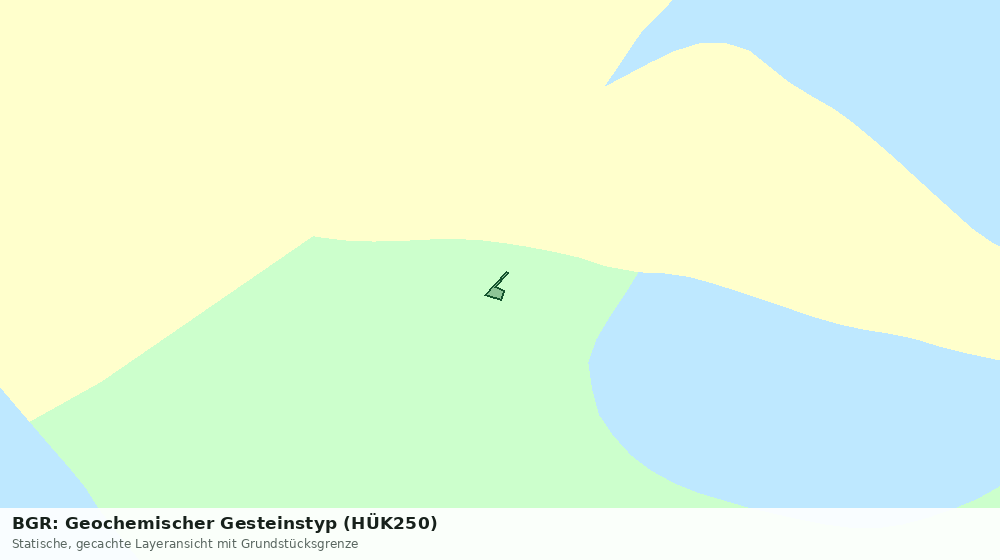 Statische Kartenansicht: BGR: Geochemischer Gesteinstyp (HÜK250)