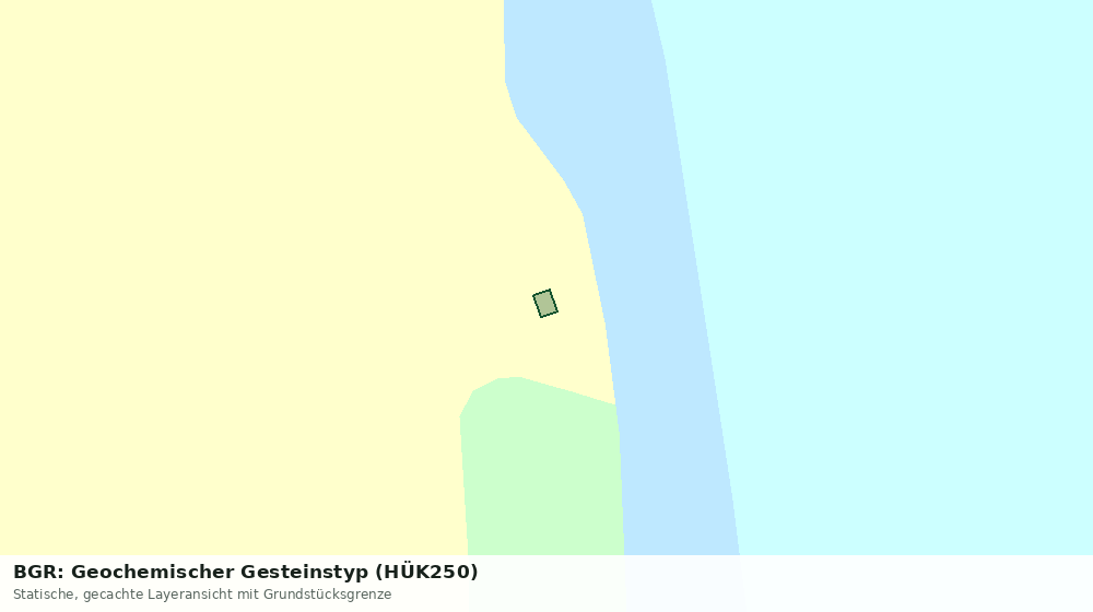 Statische Kartenansicht: BGR: Geochemischer Gesteinstyp (HÜK250)