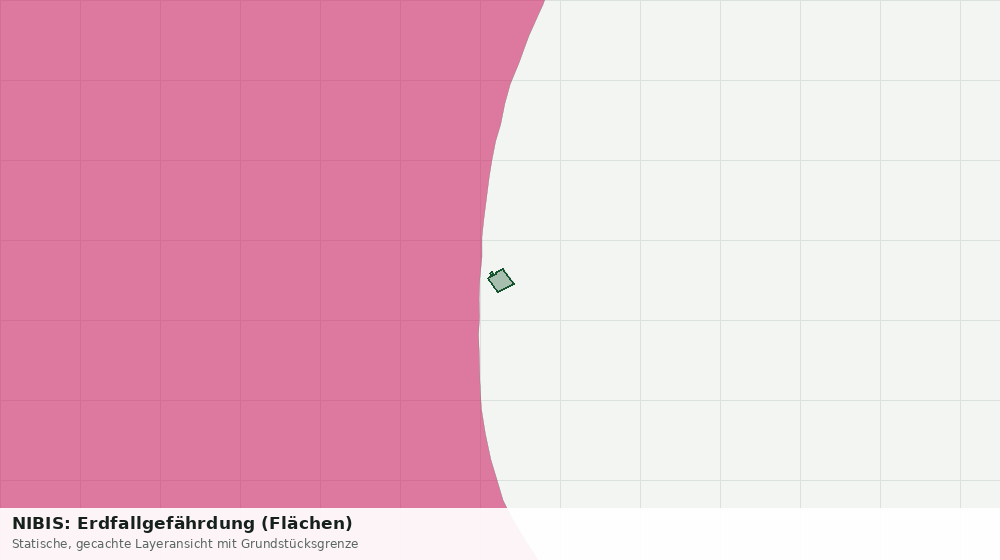 Statische Kartenansicht: NIBIS: Erdfallgefährdung (Flächen)