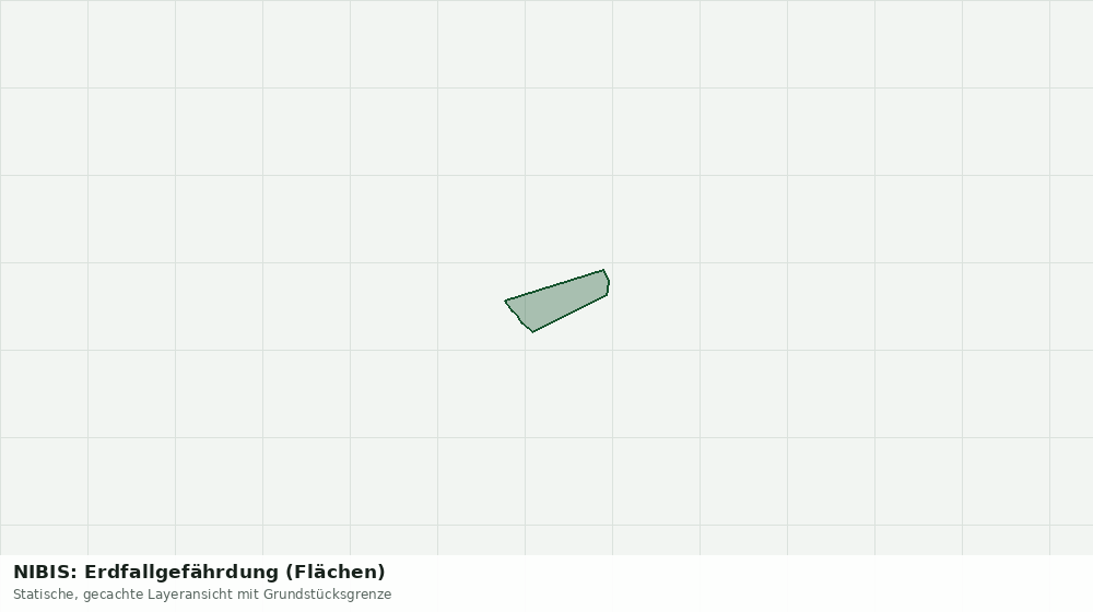 Statische Kartenansicht: NIBIS: Erdfallgefährdung (Flächen)