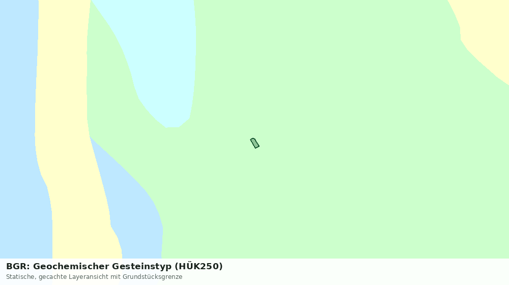 Statische Kartenansicht: BGR: Geochemischer Gesteinstyp (HÜK250)