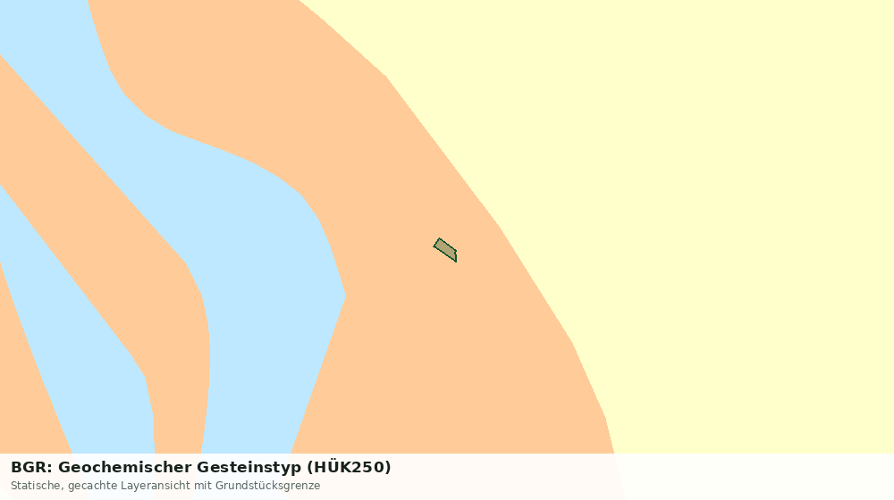 Statische Kartenansicht: BGR: Geochemischer Gesteinstyp (HÜK250)