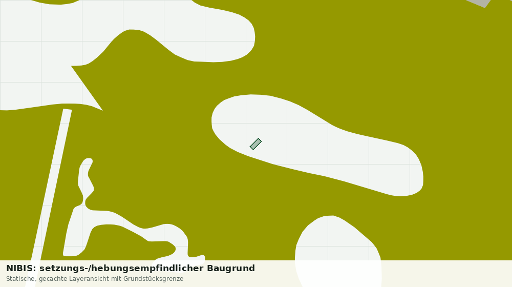 Statische Kartenansicht: NIBIS: setzungs-/hebungsempfindlicher Baugrund