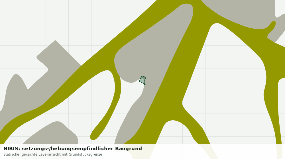 Statische Kartenansicht: NIBIS: setzungs-/hebungsempfindlicher Baugrund