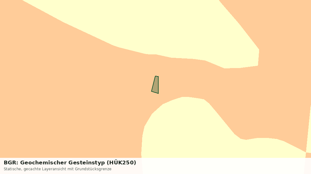 Statische Kartenansicht: BGR: Geochemischer Gesteinstyp (HÜK250)