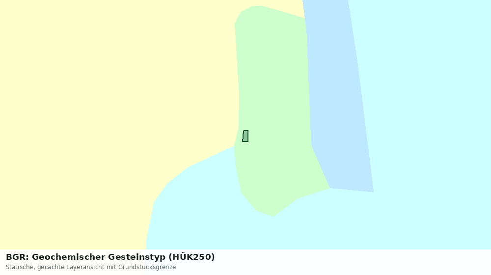 Statische Kartenansicht: BGR: Geochemischer Gesteinstyp (HÜK250)