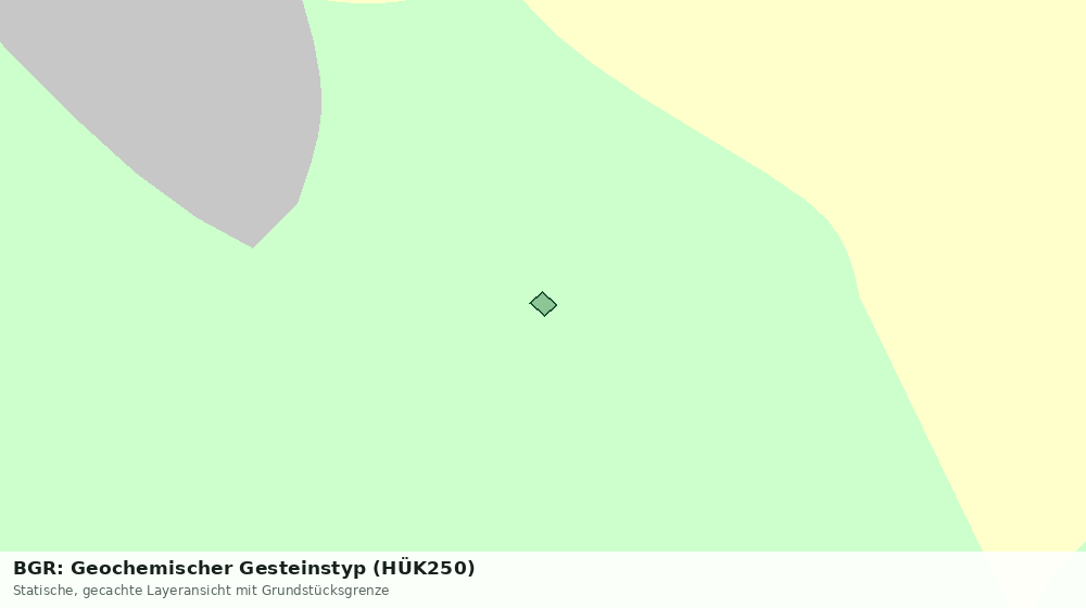 Statische Kartenansicht: BGR: Geochemischer Gesteinstyp (HÜK250)