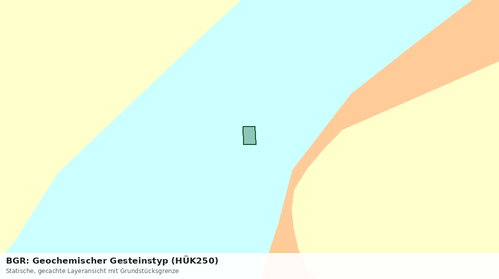 Statische Kartenansicht: BGR: Geochemischer Gesteinstyp (HÜK250)