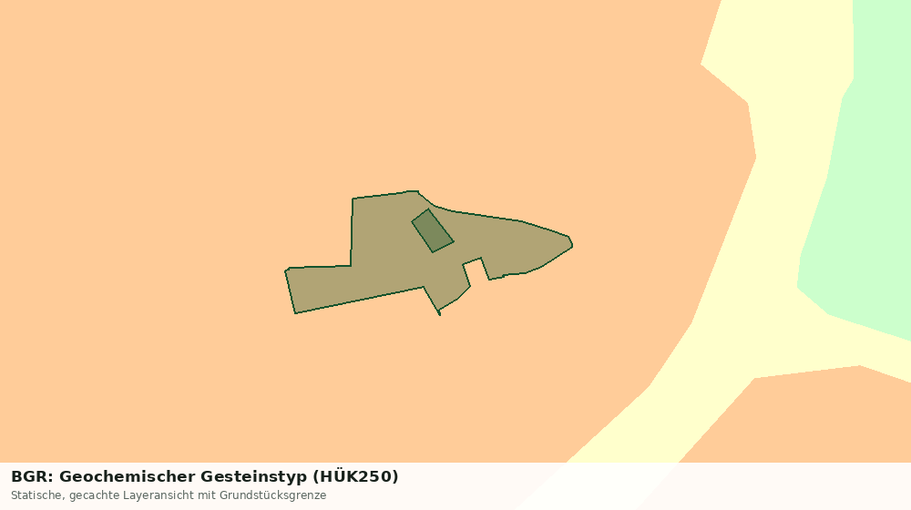 Statische Kartenansicht: BGR: Geochemischer Gesteinstyp (HÜK250)