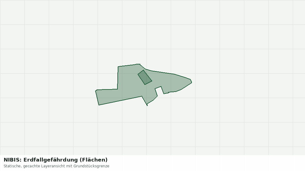 Statische Kartenansicht: NIBIS: Erdfallgefährdung (Flächen)