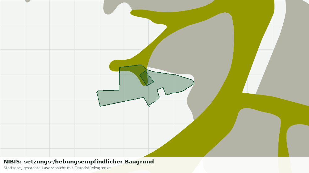 Statische Kartenansicht: NIBIS: setzungs-/hebungsempfindlicher Baugrund