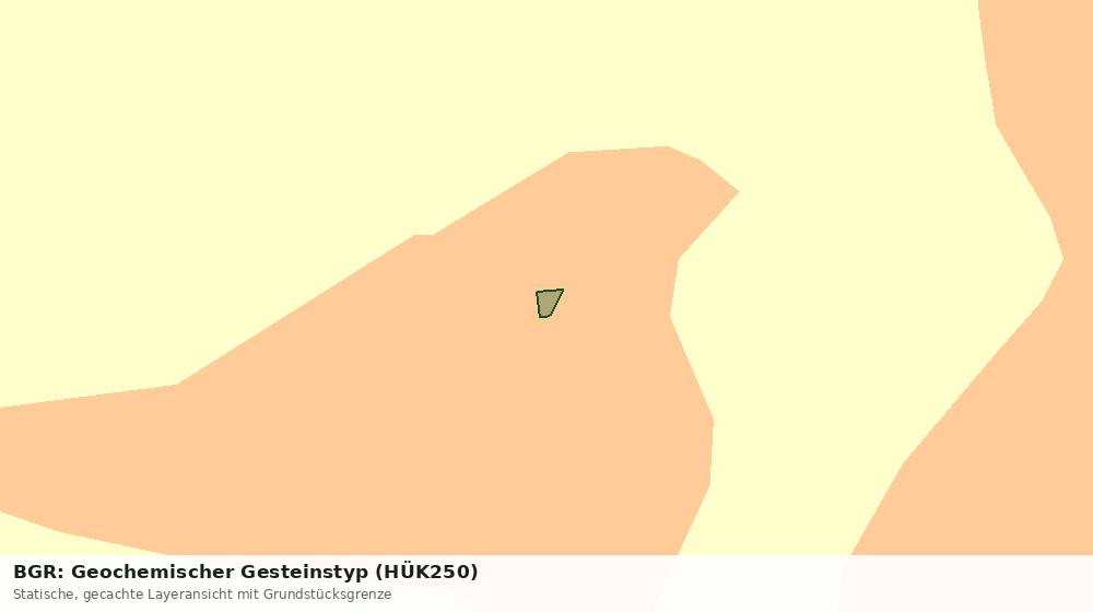 Statische Kartenansicht: BGR: Geochemischer Gesteinstyp (HÜK250)