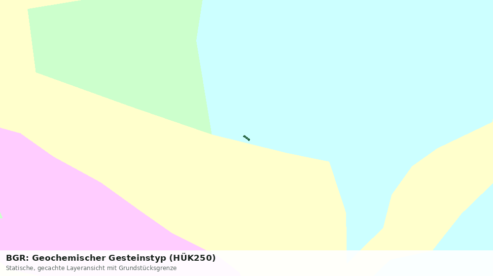 Statische Kartenansicht: BGR: Geochemischer Gesteinstyp (HÜK250)