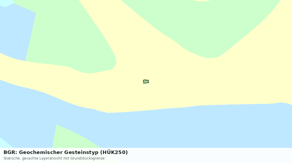 Statische Kartenansicht: BGR: Geochemischer Gesteinstyp (HÜK250)