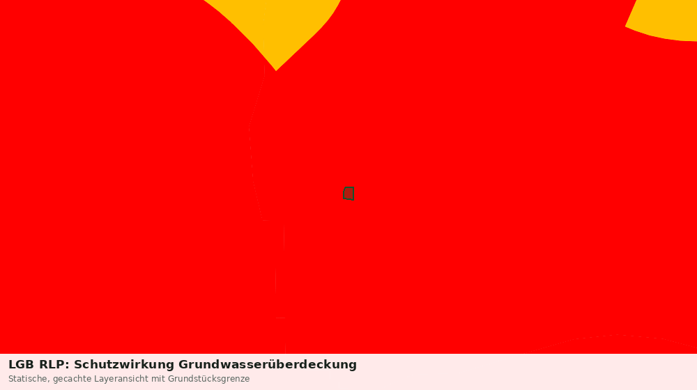 Statische Kartenansicht: LGB RLP: Schutzwirkung Grundwasserüberdeckung