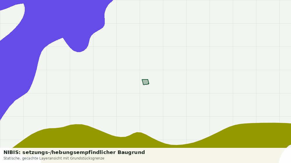 Statische Kartenansicht: NIBIS: setzungs-/hebungsempfindlicher Baugrund