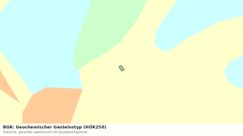 Statische Kartenansicht: BGR: Geochemischer Gesteinstyp (HÜK250)