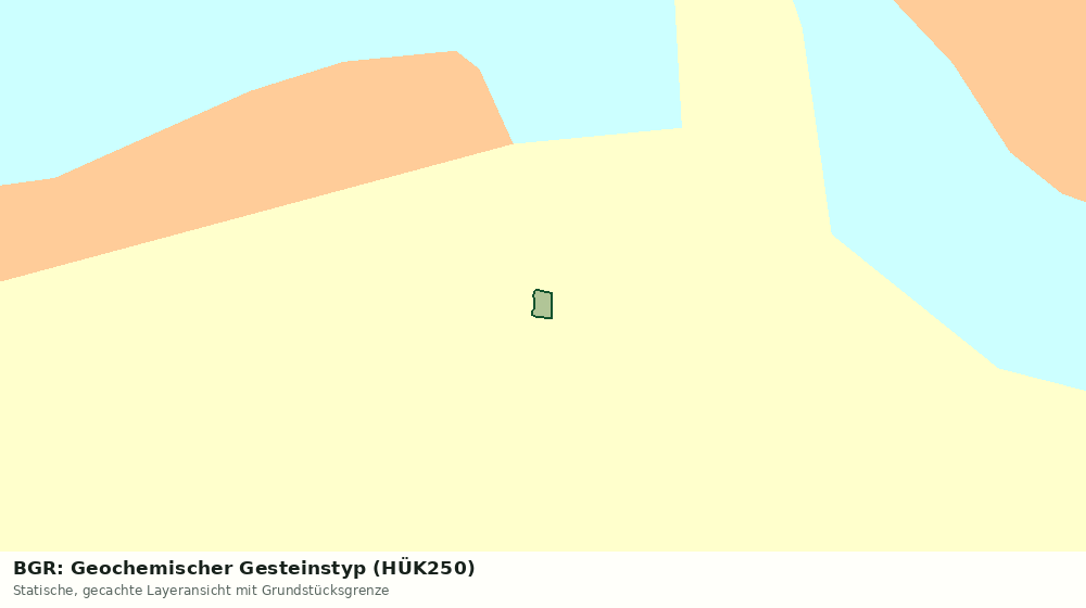 Statische Kartenansicht: BGR: Geochemischer Gesteinstyp (HÜK250)