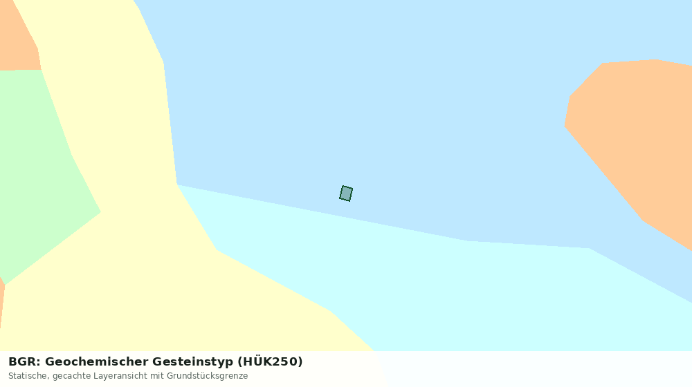 Statische Kartenansicht: BGR: Geochemischer Gesteinstyp (HÜK250)