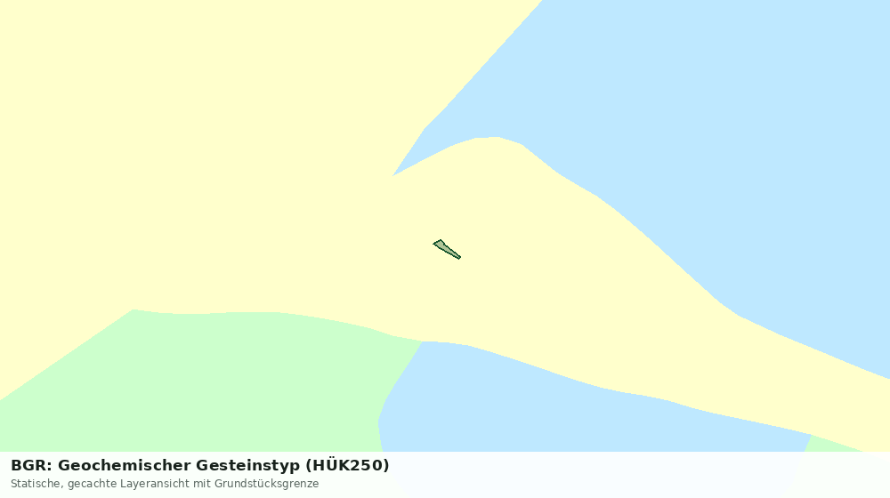 Statische Kartenansicht: BGR: Geochemischer Gesteinstyp (HÜK250)