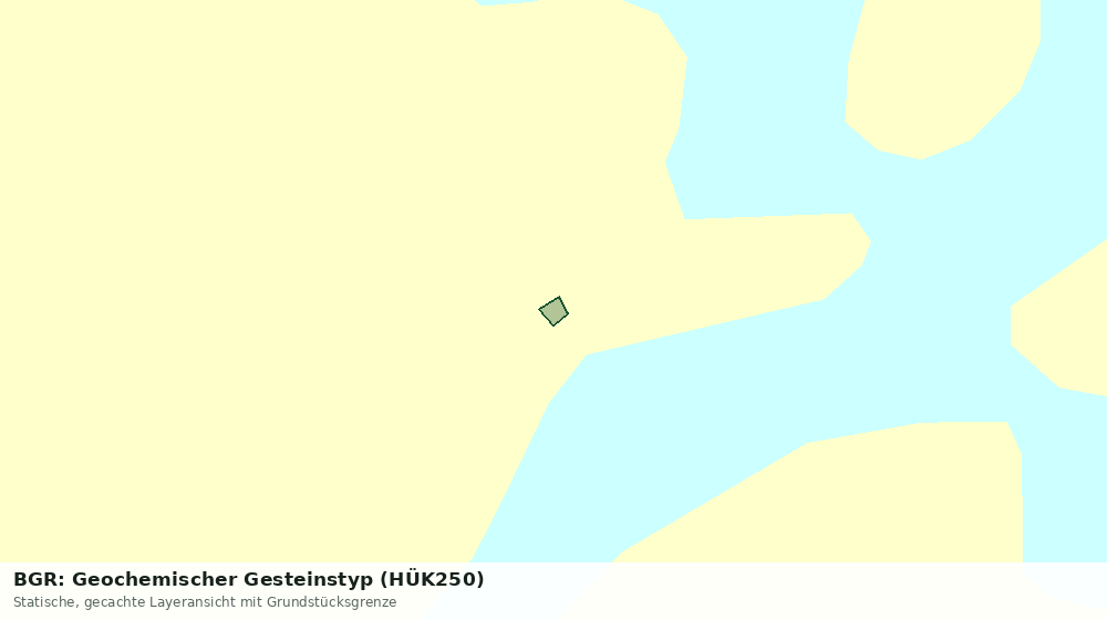 Statische Kartenansicht: BGR: Geochemischer Gesteinstyp (HÜK250)