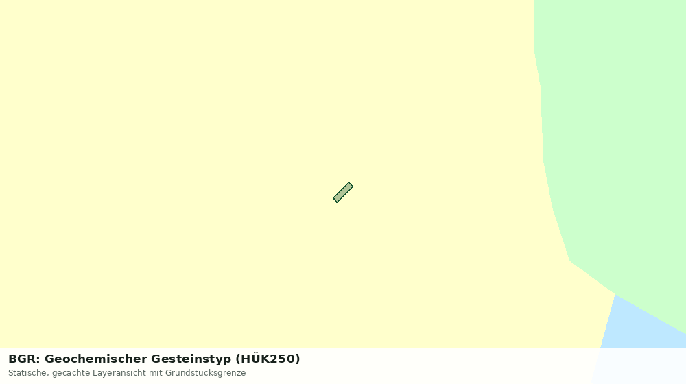 Statische Kartenansicht: BGR: Geochemischer Gesteinstyp (HÜK250)
