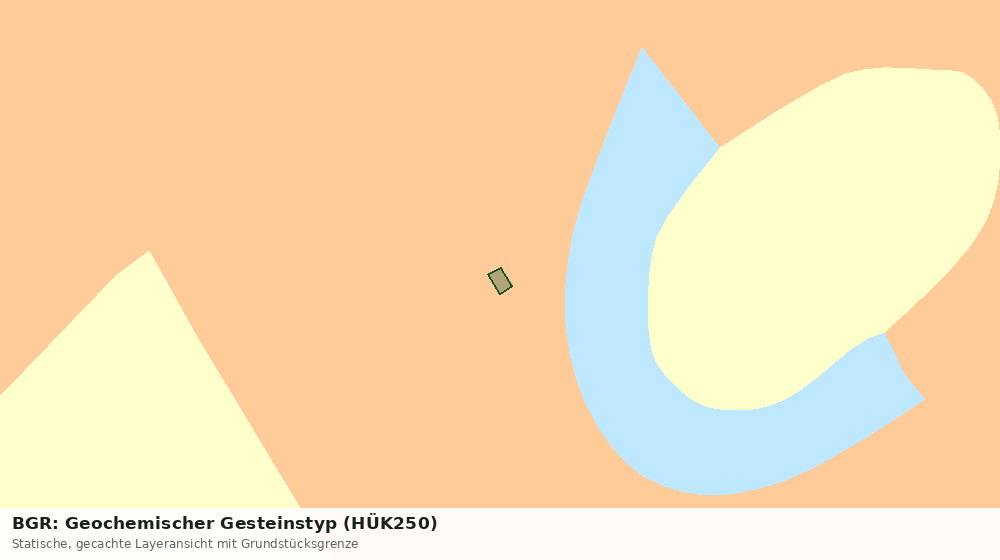 Statische Kartenansicht: BGR: Geochemischer Gesteinstyp (HÜK250)