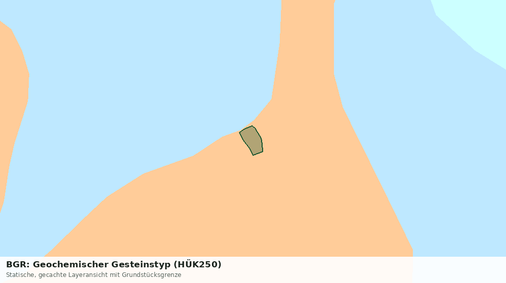 Statische Kartenansicht: BGR: Geochemischer Gesteinstyp (HÜK250)