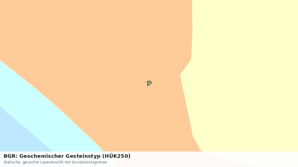 Statische Kartenansicht: BGR: Geochemischer Gesteinstyp (HÜK250)