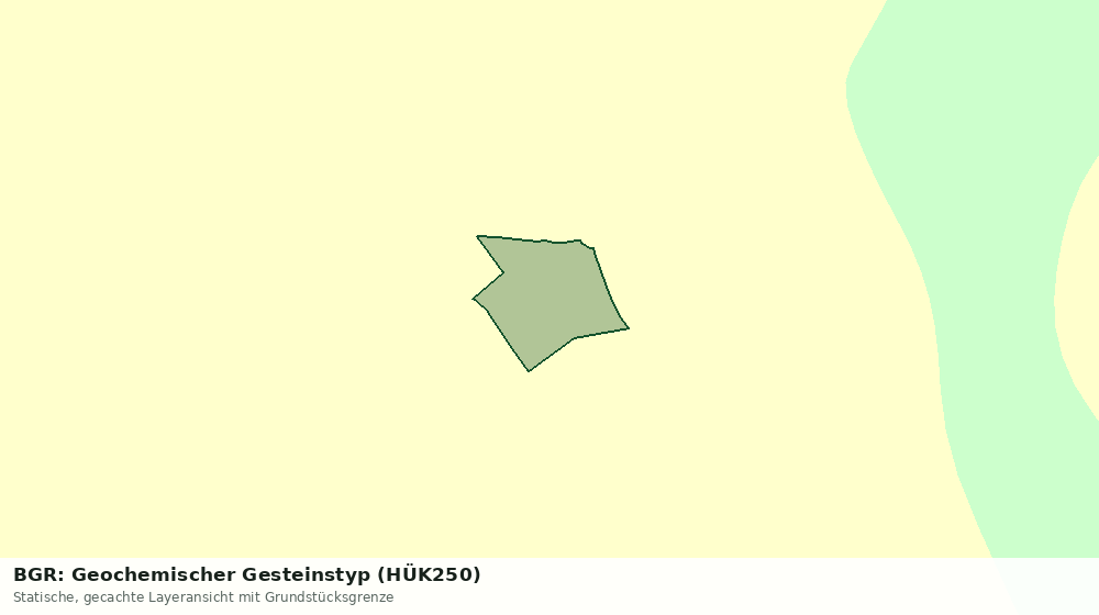 Statische Kartenansicht: BGR: Geochemischer Gesteinstyp (HÜK250)