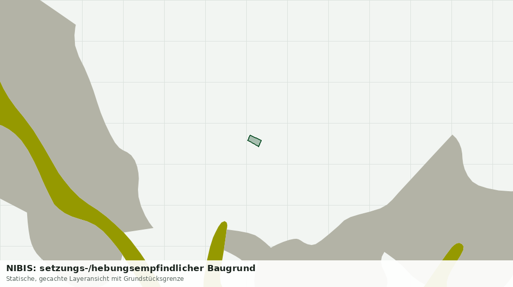 Statische Kartenansicht: NIBIS: setzungs-/hebungsempfindlicher Baugrund