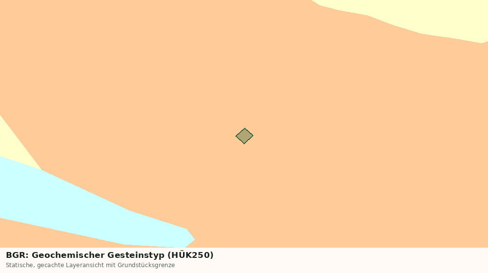 Statische Kartenansicht: BGR: Geochemischer Gesteinstyp (HÜK250)