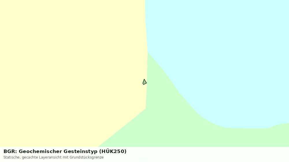 Statische Kartenansicht: BGR: Geochemischer Gesteinstyp (HÜK250)