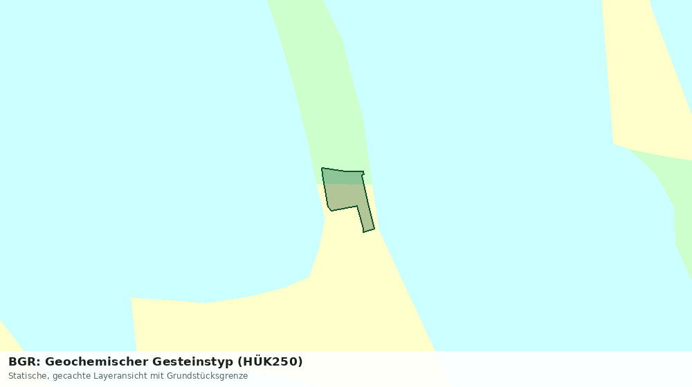 Statische Kartenansicht: BGR: Geochemischer Gesteinstyp (HÜK250)