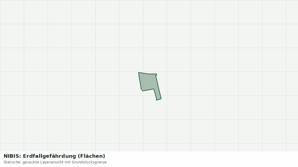 Statische Kartenansicht: NIBIS: Erdfallgefährdung (Flächen)