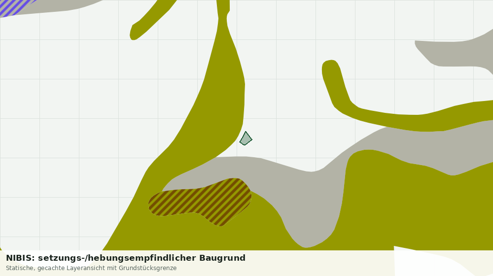 Statische Kartenansicht: NIBIS: setzungs-/hebungsempfindlicher Baugrund