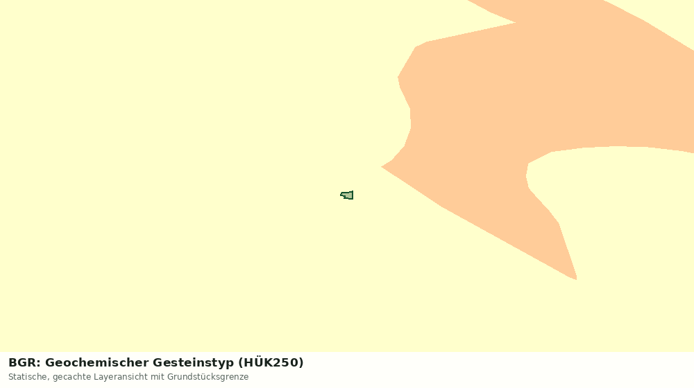 Statische Kartenansicht: BGR: Geochemischer Gesteinstyp (HÜK250)