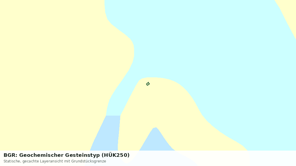 Statische Kartenansicht: BGR: Geochemischer Gesteinstyp (HÜK250)