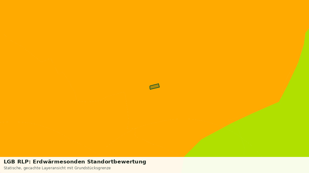 Statische Kartenansicht: LGB RLP: Erdwärmesonden Standortbewertung