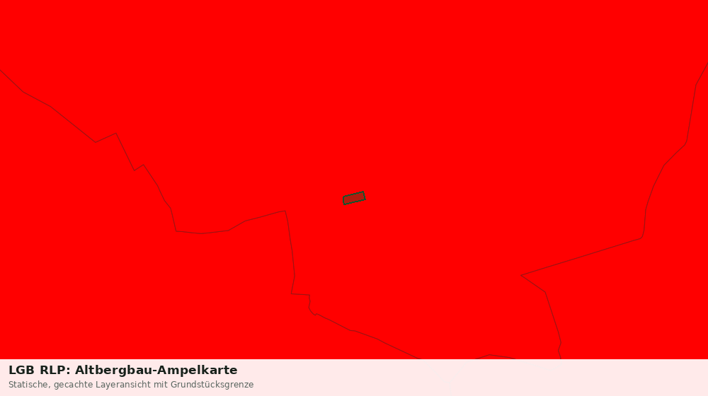 Statische Kartenansicht: LGB RLP: Altbergbau-Ampelkarte