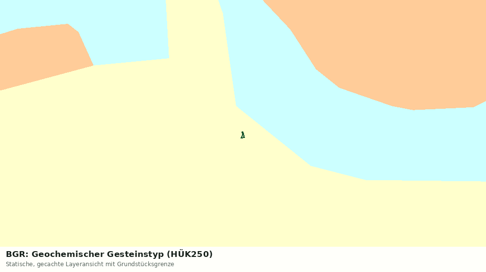 Statische Kartenansicht: BGR: Geochemischer Gesteinstyp (HÜK250)