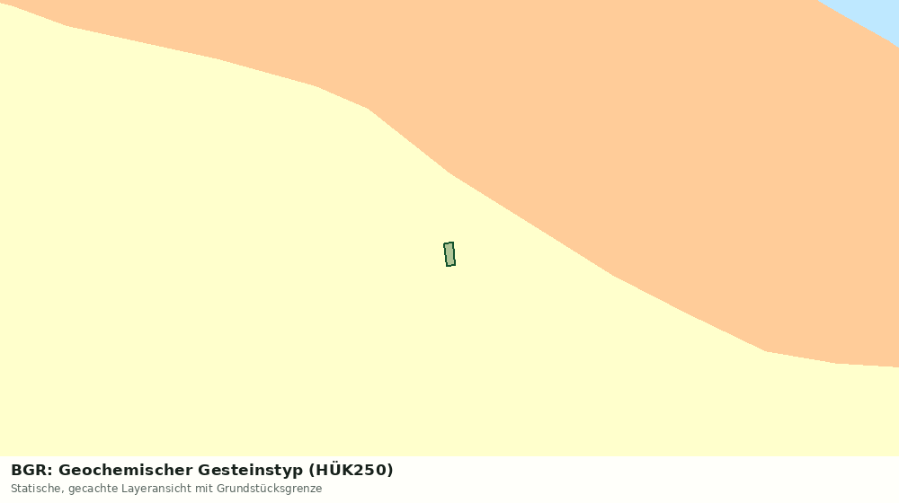 Statische Kartenansicht: BGR: Geochemischer Gesteinstyp (HÜK250)