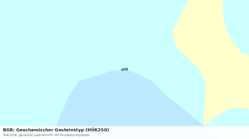 Statische Kartenansicht: BGR: Geochemischer Gesteinstyp (HÜK250)