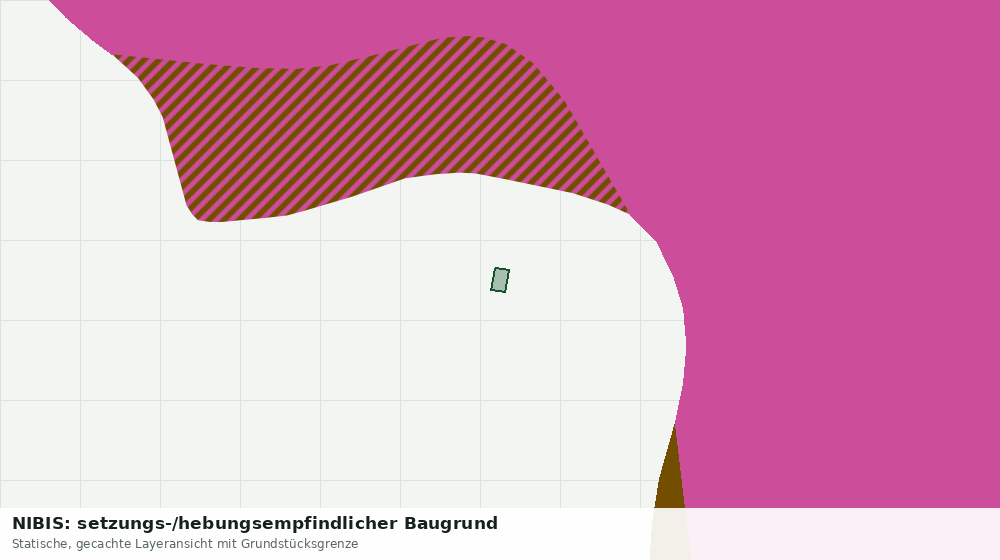 Statische Kartenansicht: NIBIS: setzungs-/hebungsempfindlicher Baugrund