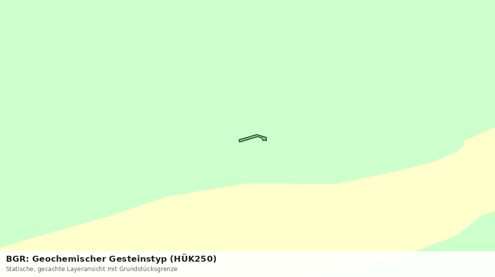 Statische Kartenansicht: BGR: Geochemischer Gesteinstyp (HÜK250)