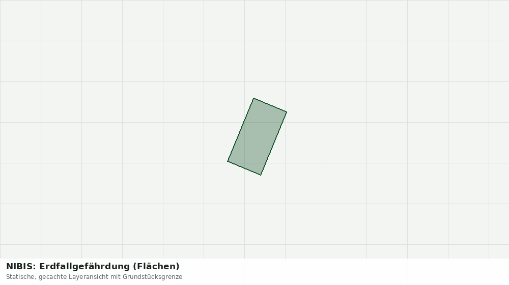 Statische Kartenansicht: NIBIS: Erdfallgefährdung (Flächen)