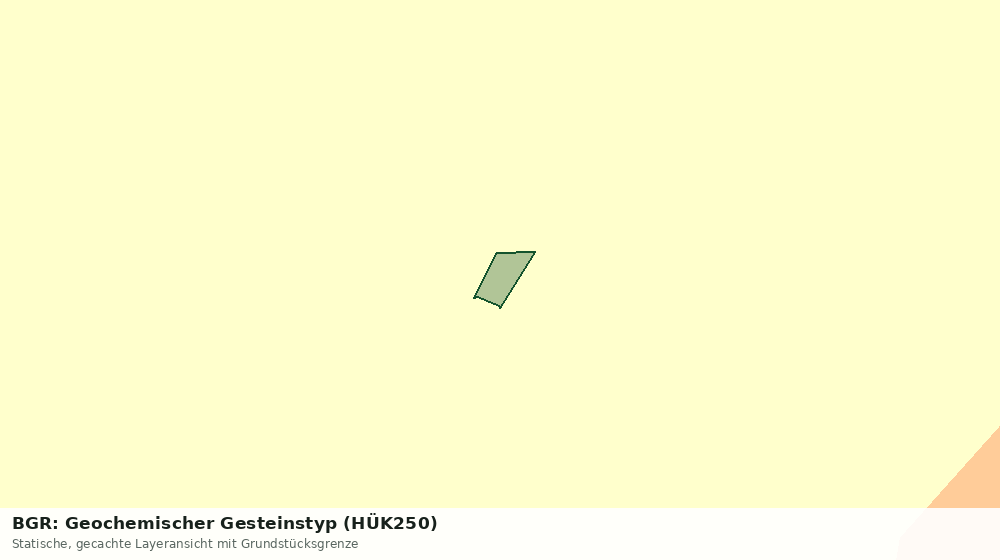 Statische Kartenansicht: BGR: Geochemischer Gesteinstyp (HÜK250)